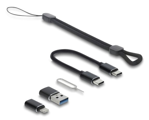 EAN 4043619910182 - DeLOCK 91018 lector de tarjeta USB 3.2 Gen 1 (3.1 Gen 1) Type-A/Type-C Negro, Gris imagen 6
