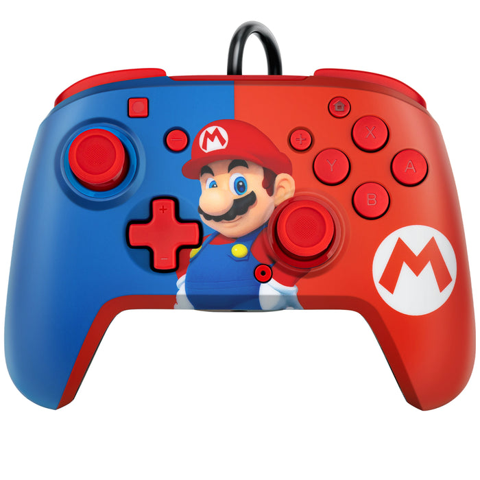 EAN 708056068257 - PDP REMATCH: Power Pose Mario Azul, Rojo USB Gamepad Analógico/Digital Nintendo Switch, Nintendo Switch OL imagen 1