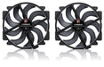 EAN 9010018100754 - Noctua NF-A14X25R G2PWM SX2 CHBK Carcasa del ordenador Ventilador 14 cm Negro 2 pieza(s) imagen 3