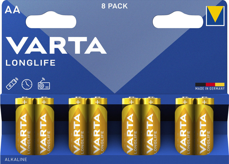 EAN 4008496554324 - Varta Longlife AA Batería de un solo uso Alcalino imagen 2