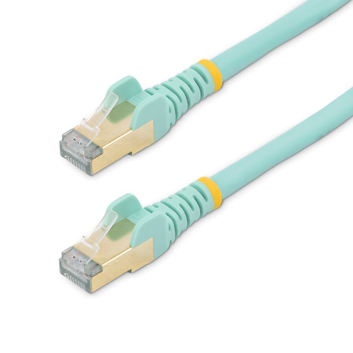EAN 0065030881654 - StarTech.com 6ASPAT10MAQ cable de red Color aguamarina S/UTP (STP) imagen 1