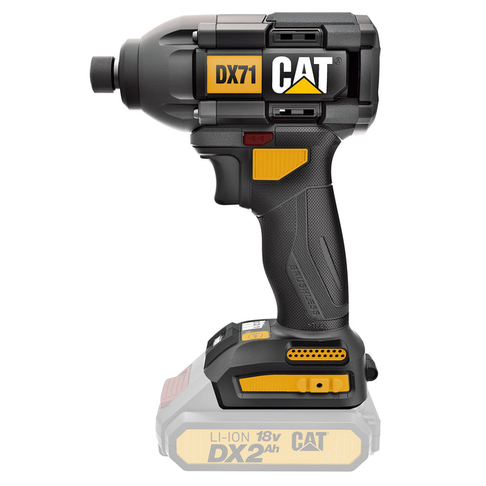 EAN 6943475884499 - CAT DX71B destornillador eléctrico y llave de impacto 3200 RPM Negro, Amarillo imagen 1
