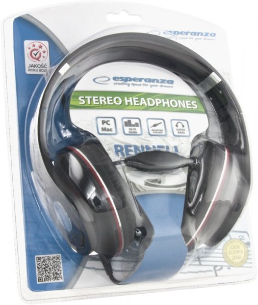 EAN 5901299903841 - Esperanza EH141K auricular y casco Auriculares Alámbrico Diadema Música Negro imagen 3