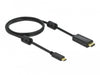 EAN 4043619859696 - DeLOCK 85969 adaptador de cable de vídeo USB Tipo C Negro imagen 1
