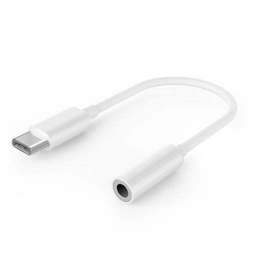 EAN 8716309129732 - Gembird GMB Audio A-CM-3.5F-01 cable de audio 0,1 m 4-pins 3.5 mm USB Tipo C Blanco imagen 1