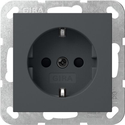 EAN 4010337093770 - GIRA System 55 toma de corriente Schuko Antracita imagen 1