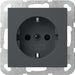 EAN 4010337093770 - GIRA System 55 toma de corriente Schuko Antracita imagen 1