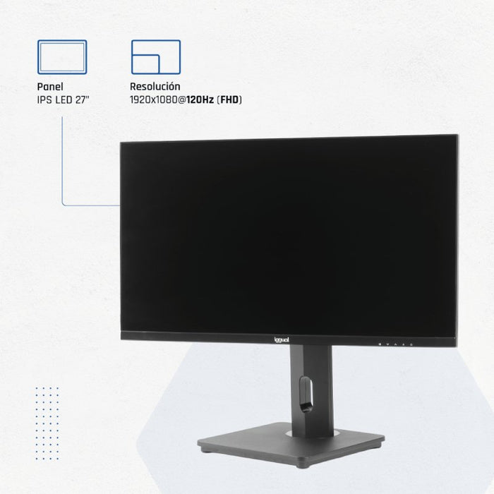 EAN 8435364319819 - iggual ML27FA pantalla para PC 68,6 cm (27") 1920 x 1080 Pixeles Full HD LED Negro imagen 11