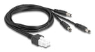 EAN 4043619901685 - DeLOCK 90168 cable de transmisión Negro 1 m 3 x DC imagen 2