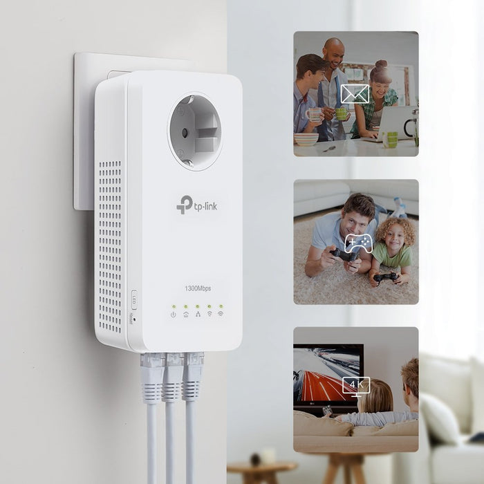 EAN 1210002614924 - TP-Link TL-WPA8631P KIT 300 Mbit/s Ethernet Wifi Blanco 2 pieza(s) imagen 3