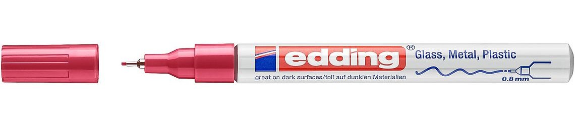 EAN 4004764953639 - Edding 780 marcador permanente Fibre tip Rojo 1 pieza(s) imagen 1