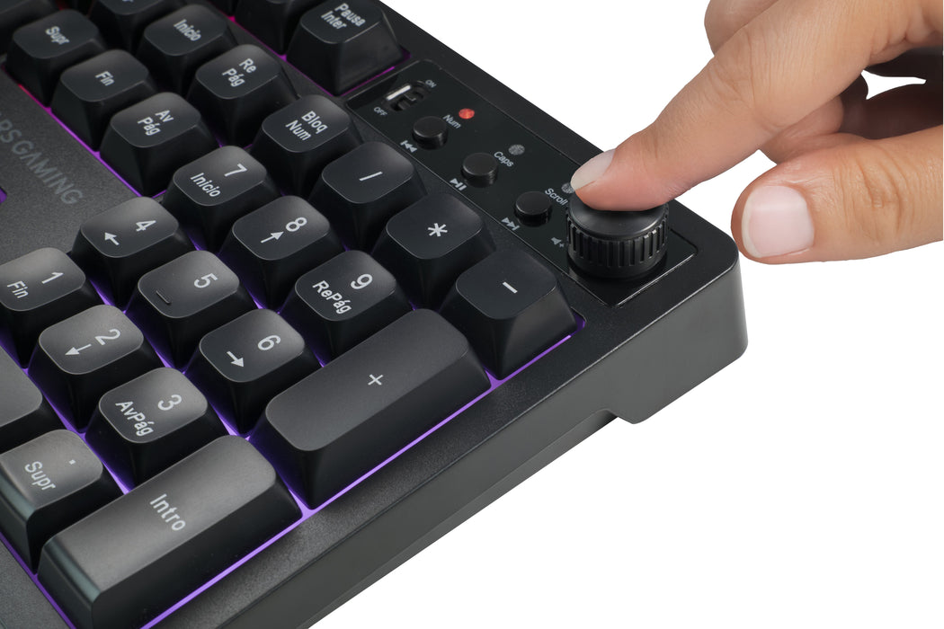 EAN 8435693111122 - Mars Gaming MCPWXPT teclado Ratón incluido Juego RF inalámbrica + USB QWERTY Portugués Negro imagen 3