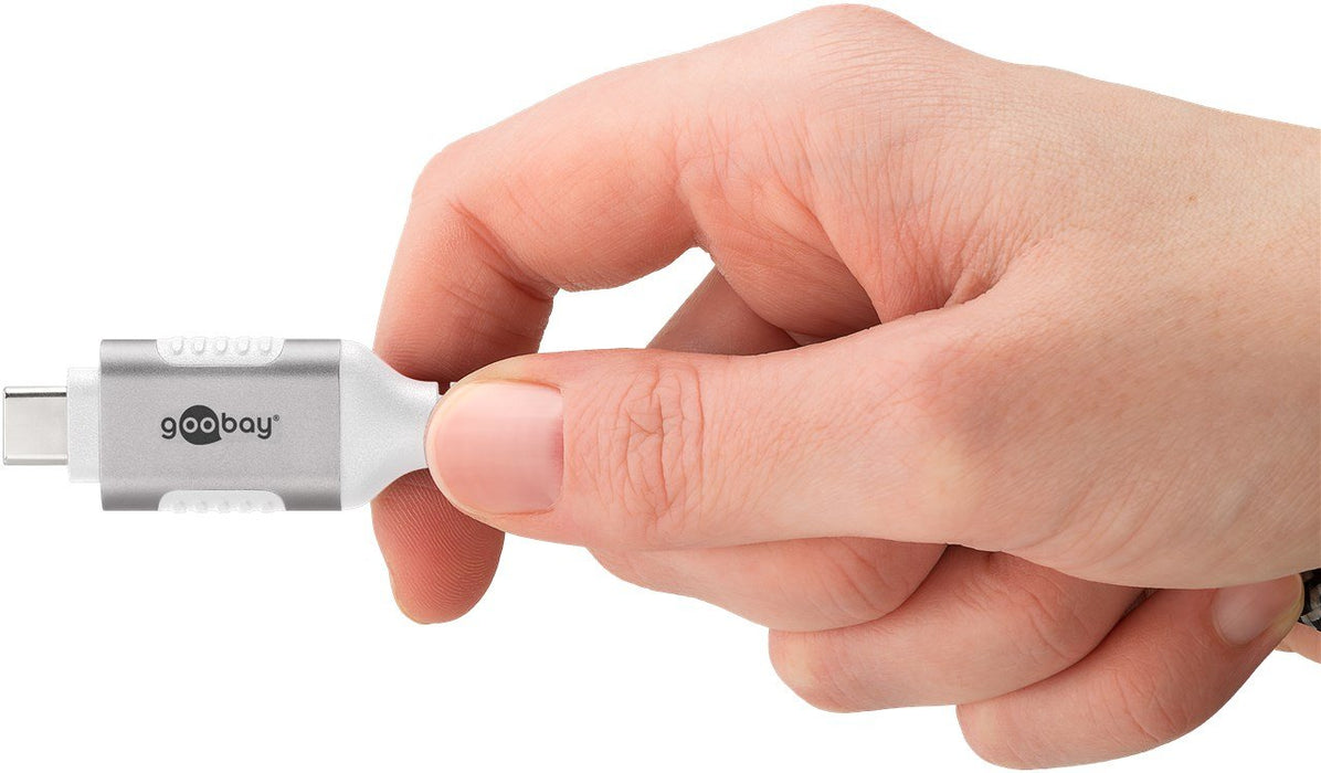 EAN 4040849743887 - Goobay 74388 cambiador de género para cable USB 3.1 type A RJ45 Blanco imagen 8