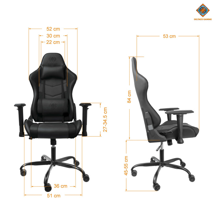 EAN 7333048044617 - Deltaco Gaming GAM-096 silla para videojuegos Silla para videojuegos universal Asiento acolchado tapizado imagen 2