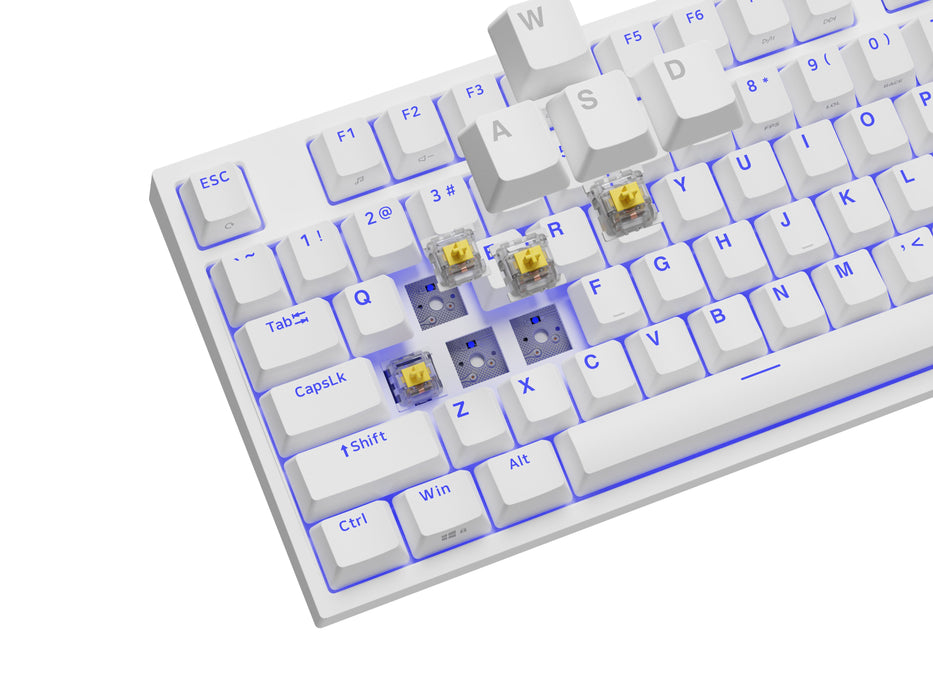 EAN 5901969443226 - GENESIS Thor 404 TKL teclado Juego USB QWERTY Internacional de EE.UU. Blanco imagen 12