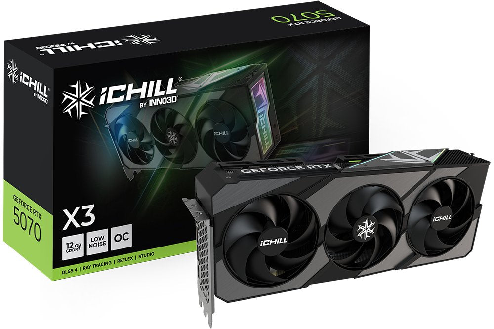 EAN 8886307700308 - INNO3D iChill GeForce RTX 5070 X3 NVIDIA 12 GB GDDR7 imagen 1