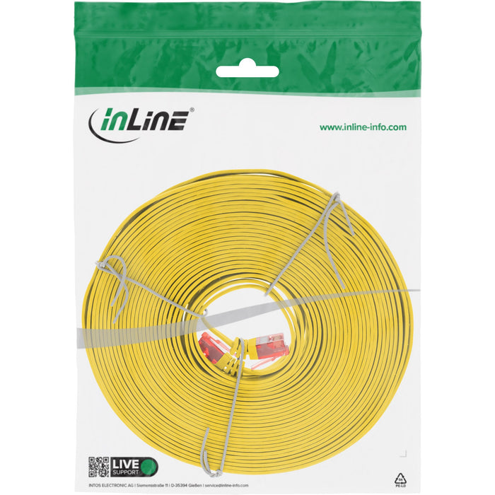 EAN 4043718157242 - InLine 71607Y cable de red Amarillo 7 m Cat6 U/UTP (UTP) imagen 4