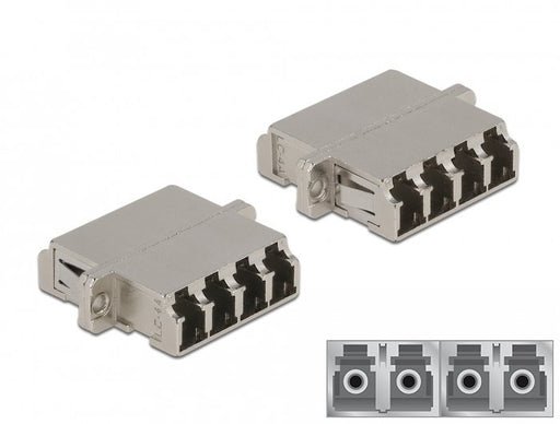 EAN 4043619868759 - DeLOCK 86875 adaptador de fibra óptica 1 pieza(s) Plata imagen 1