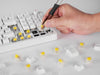 EAN 8435693110477 - Mars Gaming MKPROWYFR teclado Juego USB AZERTY Francés Blanco imagen 3