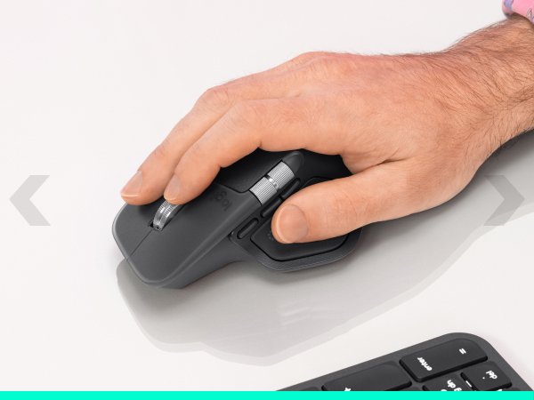 EAN 5099206133143 - Logitech MX Master 4 for Business ratón Oficina mano derecha RF Wireless + Bluetooth Laser 8000 DPI imagen 6