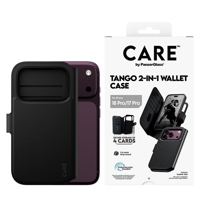 EAN 5715685043819 - PanzerGlass CARE™ by ® Tango 2-in-1 Wallet Case Black w. MagSafe iPhone 2026 Pro | 17 Pro funda para telé imagen 2