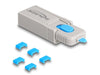 EAN 4043619209262 - DeLOCK 20926 bloqueador de puerto Bloqueador de puerto + clave USB Tipo C Azul, Gris Plástico 11 pieza(s) imagen 1