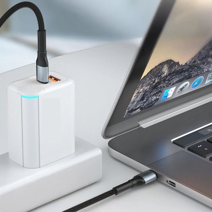 EAN 5903108680202 - 3MK 5903108680202 cable USB USB 2.0 1 m USB C 0,48 Gbit/s 100 W Negro, Plata imagen 4