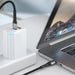 EAN 5903108680202 - 3MK 5903108680202 cable USB USB 2.0 1 m USB C 0,48 Gbit/s 100 W Negro, Plata imagen 4