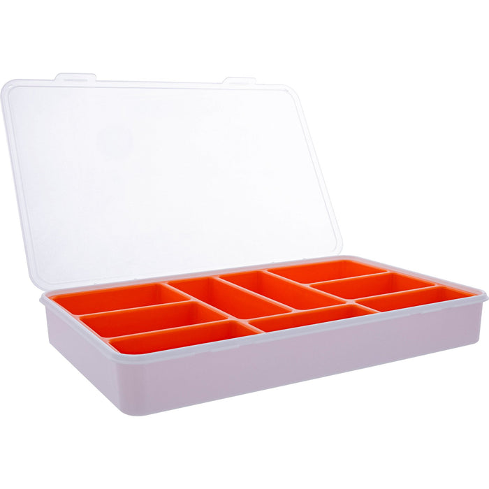 EAN 4043718331444 - InLine 43009I pieza pequeña y caja de herramientas Caja para piezas pequeñas Naranja, Blanco imagen 2