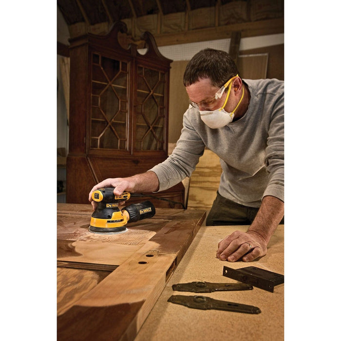 EAN 5035048553954 - DeWALT DWE6423-QS lijadora portátil Lijadora orbital 12000 OPM Negro, Amarillo 280 W imagen 12