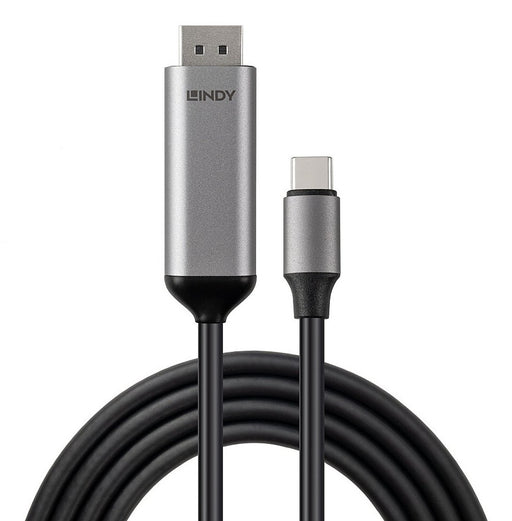 EAN 4002888435048 - Lindy 43504 adaptador de cable de vídeo 2 m USB Tipo C DisplayPort Gris imagen 2