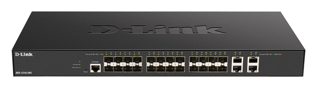 EAN 0790069456817 - D-Link DXS-1210-28S switch Gestionado L2/L3 10G Ethernet (100/1000/10000) 1U Negro imagen 1