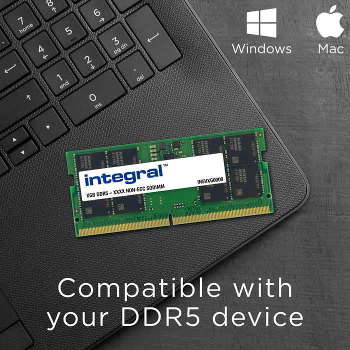 EAN 5055288486539 - Integral IN5V32GNHRBX módulo de memoria 32 GB 1 x 32 GB DDR5 262-pin SO-DIMM imagen 3