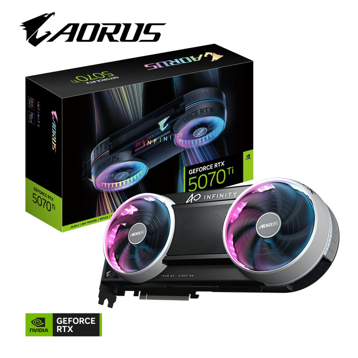 EAN 4719331357528 - GIGABYTE AORUS GeForce RTX 5070 Ti INFINITY 16G NVIDIA 16 GB GDDR7 imagen 2