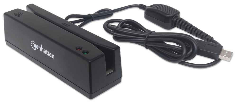 EAN 0766623460255 - Manhattan 460255 lector de tarjeta magnética USB Negro imagen 5