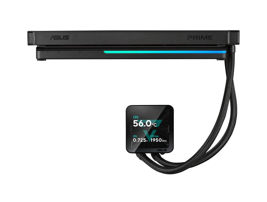 EAN 4711636403535 - ASUS PRIME LC II 360 ARGB LCD Procesador Sistema de refrigeración líquida todo en uno 12 cm Negro 1 pieza imagen 3