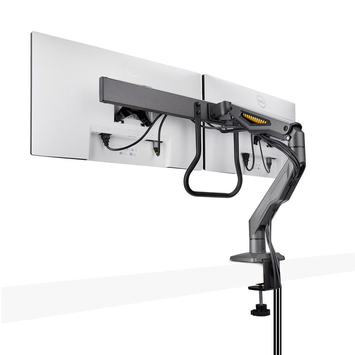 EAN 65030906340 - StarTech.com H2M1AS2-MONITOR-ARM soporte para monitor 68,6 cm (27") Escritorio Negro imagen 5