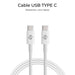 EAN 8436586743604 - SUBBLIM SUBCAB-C10011 cable USB USB 2.0 USB C Blanco imagen 4