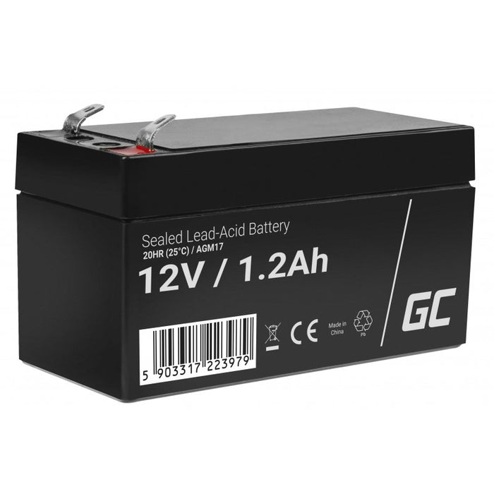 EAN 5903317223979 - Green Cell AGM17 batería para sistema ups Sealed Lead Acid (VRLA) 12 V 1,2 Ah imagen 1