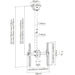 EAN 8057685309333 - Techly ICA-CPLB 944S soporte para pantalla de señalización 139,7 cm (55") Negro imagen 3