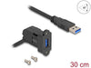 EAN 4043619671533 - DeLOCK 67153 cambiador de género para cable USB-A Negro imagen 1