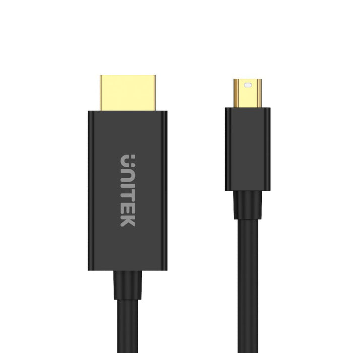 EAN 4894160046833 - UNITEK V1152A adaptador de cable de vídeo 2 m Mini DisplayPort HDMI Negro imagen 3