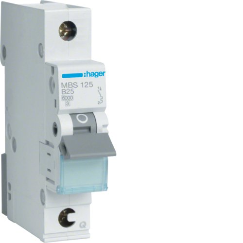 EAN 3250614314759 - Hager MBS125 corta circuito Tipo B 1 1 módulo(s) imagen 1