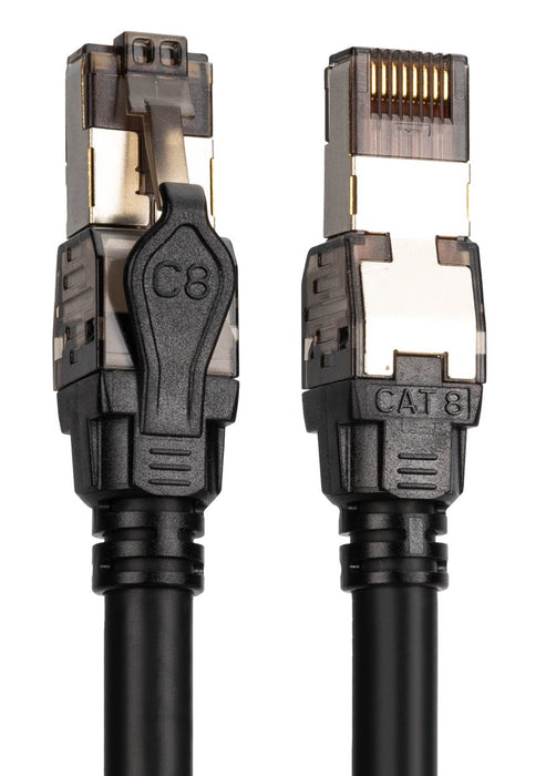 EAN 4016032505303 - Digitus CAT 8.1 S-FTP patch cord, Cu, LSZH cable de red Negro Cat8.1 S/FTP (S-STP) Alrededor imagen 3
