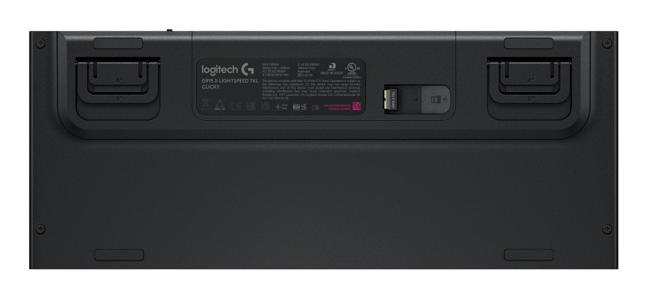 EAN 5099206121713 - Logitech G G915 X LIGHTSPEED teclado Juego USB + RF Wireless + Bluetooth QWERTY Nórdico Negro imagen 5
