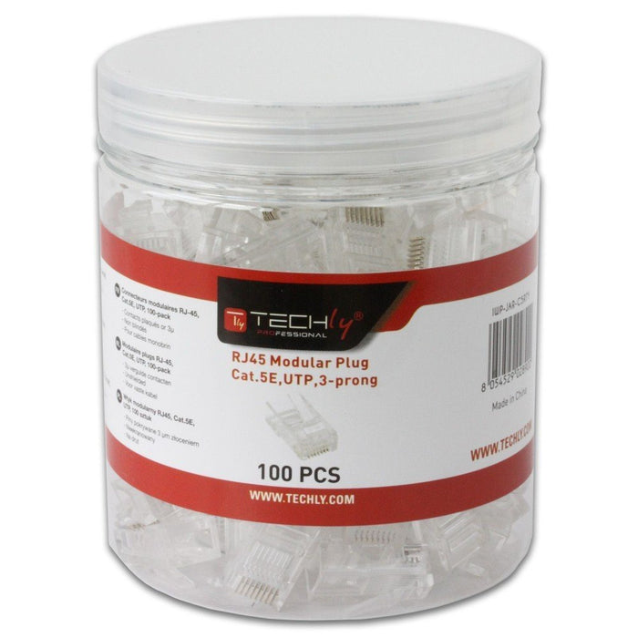 EAN 8054529028900 - Techly IWP-JAR-C5RTY conector RJ45 Transparente imagen 1