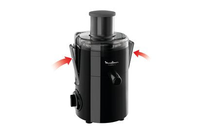 EAN 3016661154928 - Moulinex JU3708 Licuadora centrífuga 350 W Negro, Acero inoxidable imagen 2