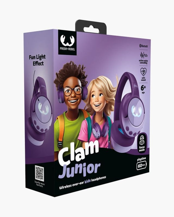 EAN 8720249809661 - Fresh 'n Rebel Clam Junior Auriculares Inalámbrico Diadema Llamadas/Música USB Tipo C Bluetooth Violeta imagen 11