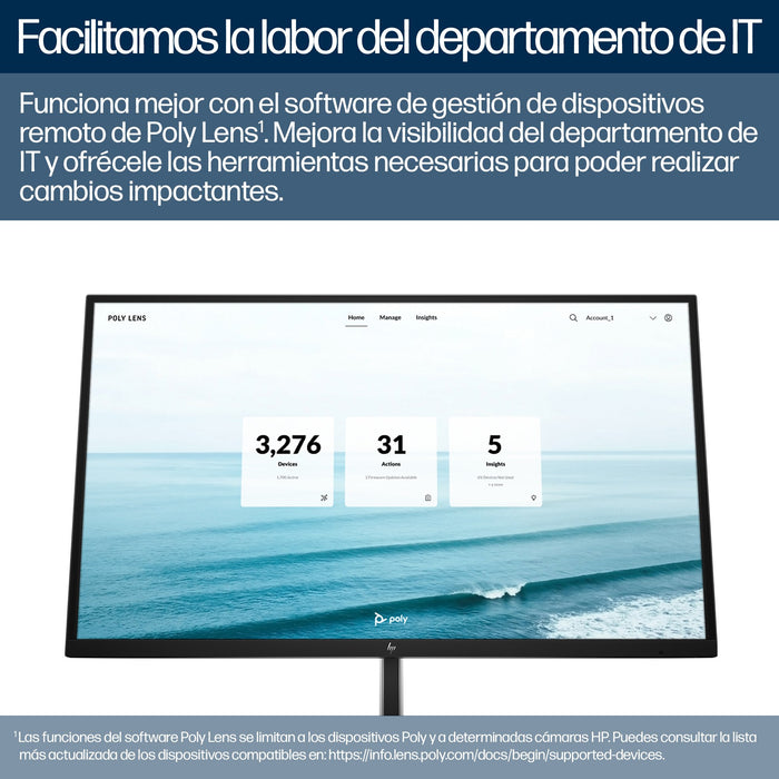 EAN 0198122304387 - HP Poly Studio E60 Smart Camera 4K MPTZ with 12x Optical Zoom 8 MP Negro 3840 x 2160 Pixeles 60 pps imagen 8