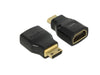 EAN 4043619656653 - DeLOCK 65665 cambiador de género para cable Mini-HDMI HDMI Negro imagen 1